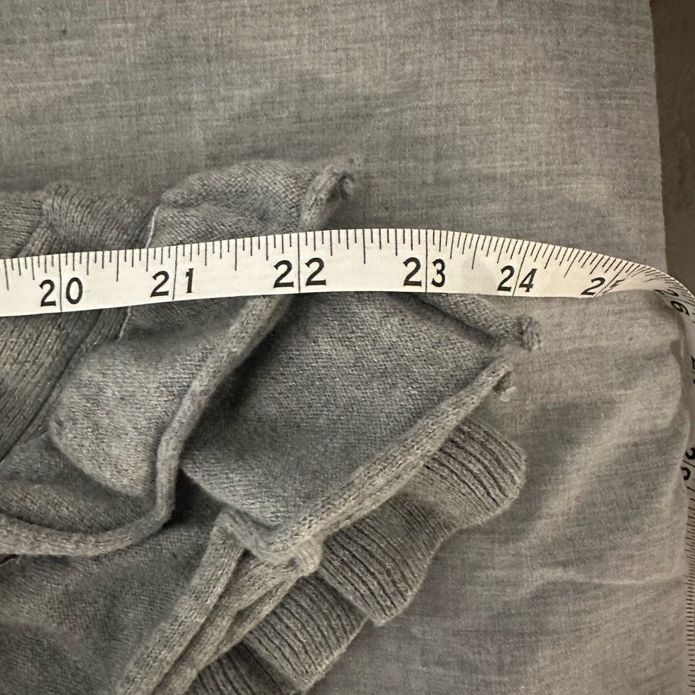 Romeo & Juliet Couture Gray Ruffled Cardigan - Picture 7 of 7